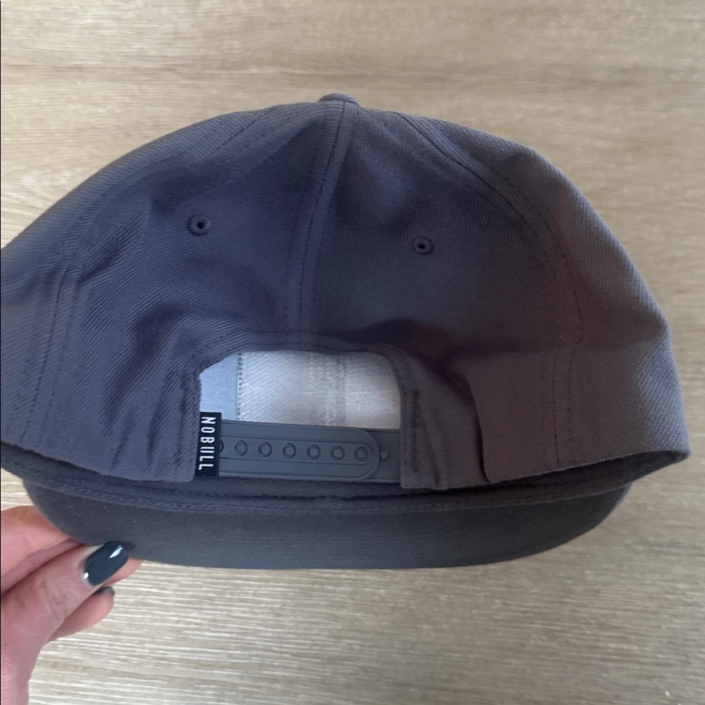 NOBULL Gray Baseball Snapback Cap - image 3